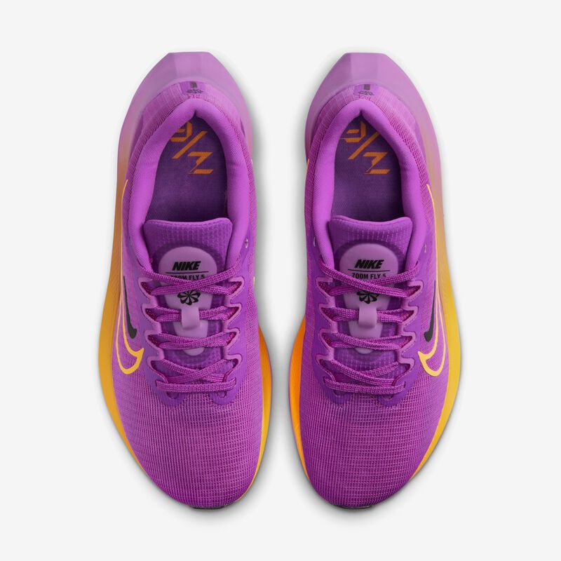 Nike Zoom Fly 5, Hiper Violeta/Negro/Naranja Láser, hi-res