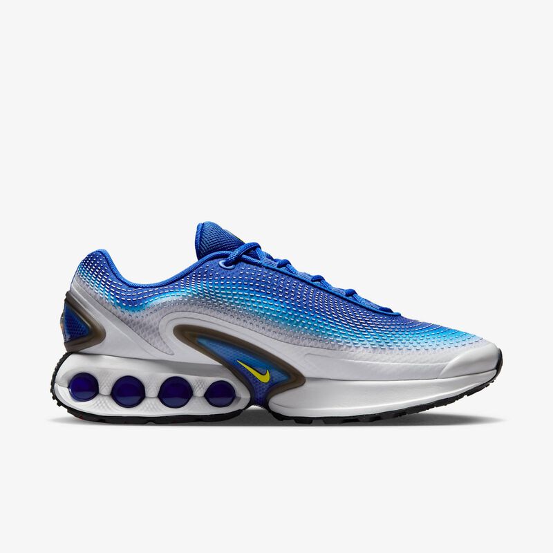 Nike Air Max Dn SE, Azul Carrera/Azul Furia/Negro/Amarillo Vibrante, hi-res