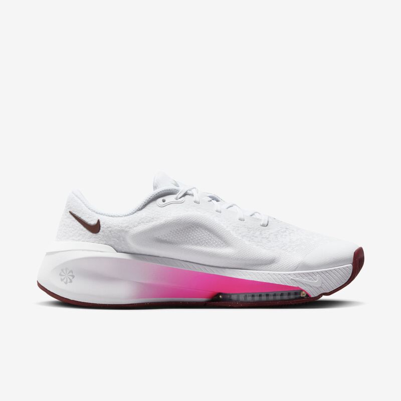 Nike Versair, Blanco/Rosa Intenso/Plateado Metalizado/Rojo Oscuro, hi-res