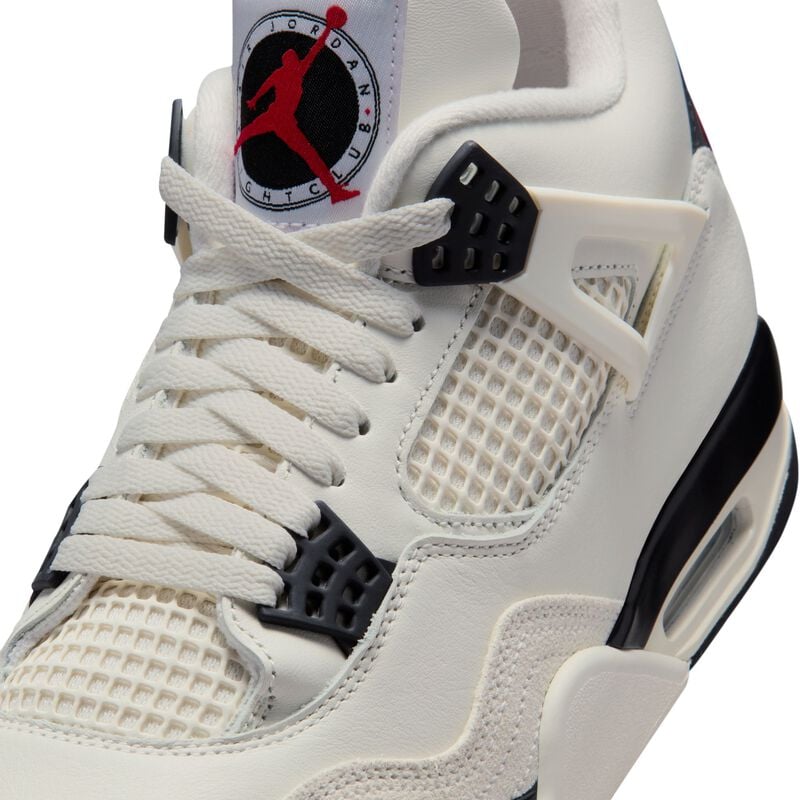 Air Jordan 4 Retro "Flight Club", Vela/Rojo universitario/Negro, hi-res