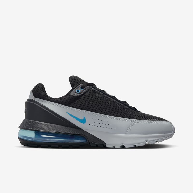 Nike Air Max Pulse, Negro/Azul láser-Gris humo, hi-res