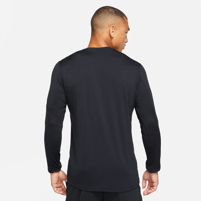 Nike Dri-FIT Element, Negro/Plata Reflectante, hi-res