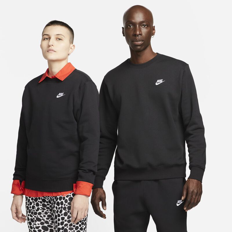 Nike Sportswear Club Fleece, Negro/Blanco, hi-res