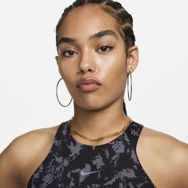 Nike One Strappy Back, Negro/Negro, hi-res
