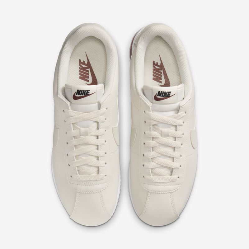 Nike Cortez Leather, Fantasma/Luz Hueso-Blanco-Rojo Sepia, hi-res