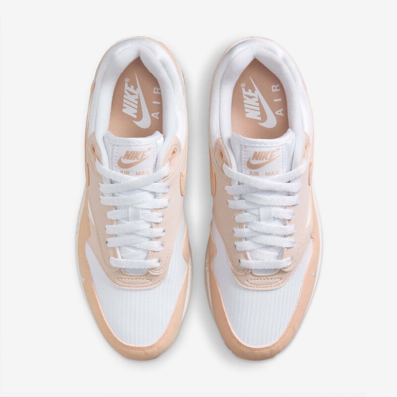 Nike Air Max 1 '87 Textil, Marrón Claro Británica/Blanco Ónix-Blanco-Vela, hi-res