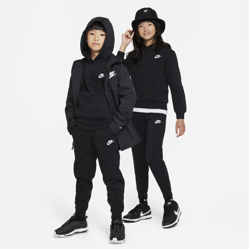 Nike Sportswear Club Fleece, Negro/Blanco, hi-res
