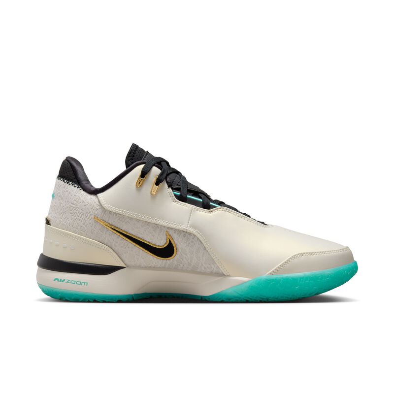LeBron NXXT Gen AMPD, Marrón Madera Claro/Negro/Verde Azulado Lavado/Oro Metálico, hi-res