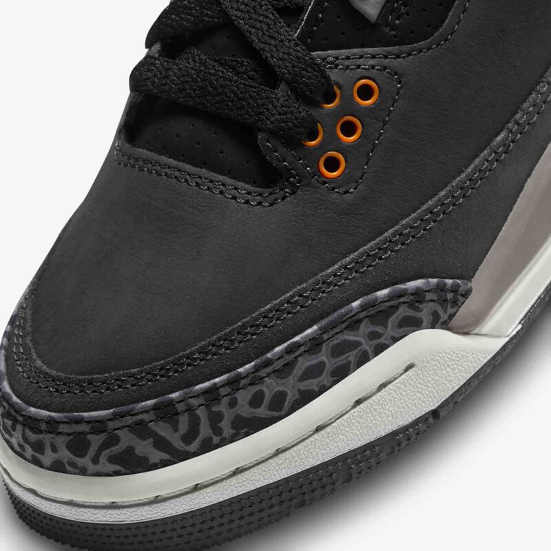 Air Jordan 3 Retro, Estadio Nocturno/Naranja Total-Negro, hi-res
