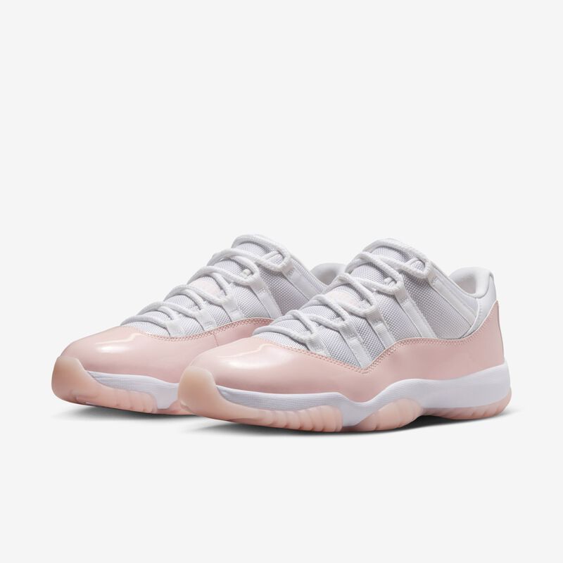 Air Jordan 11 Retro Low, Blanco/Rosa Leyenda, hi-res
