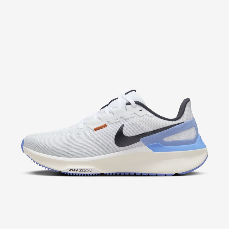 Nike Structure 25, Blanco/Negro-Pulso Royal-Platino Puro, hi-res