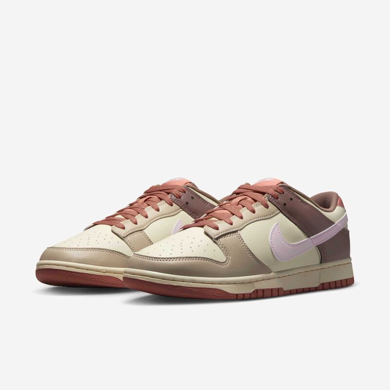 Nike Dunk Low Retro, Caqui Desierto/Leche De Coco/Marrón Visón/Espuma Rosa, hi-res