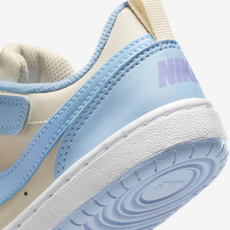 Nike Court Borough Low Recraft, Perla suave/Hortensias/Blanco/Azul celestino, hi-res