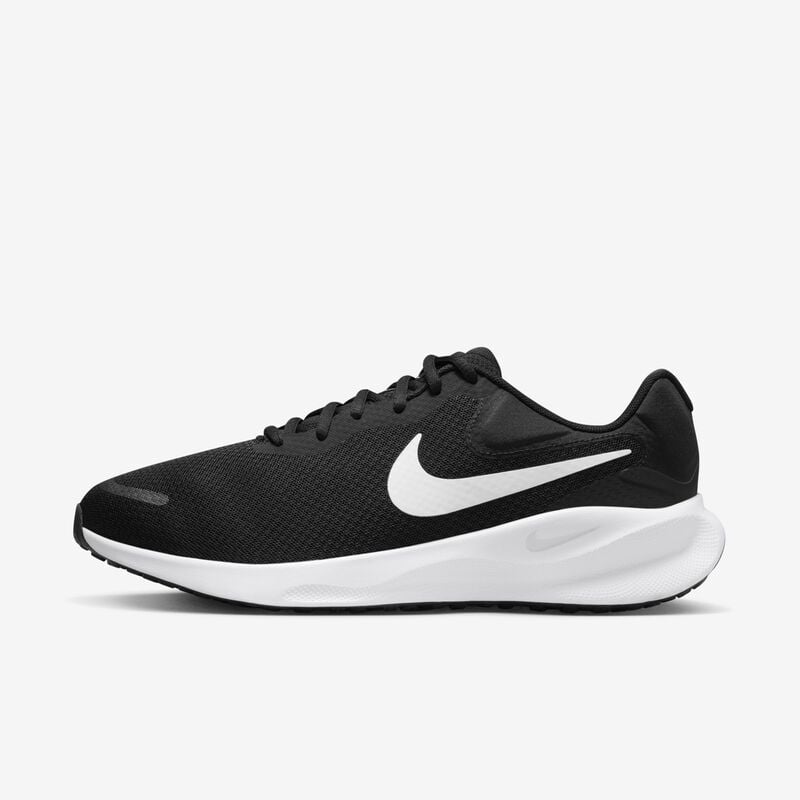 Nike Revolution 7, Negro/Blanco, hi-res