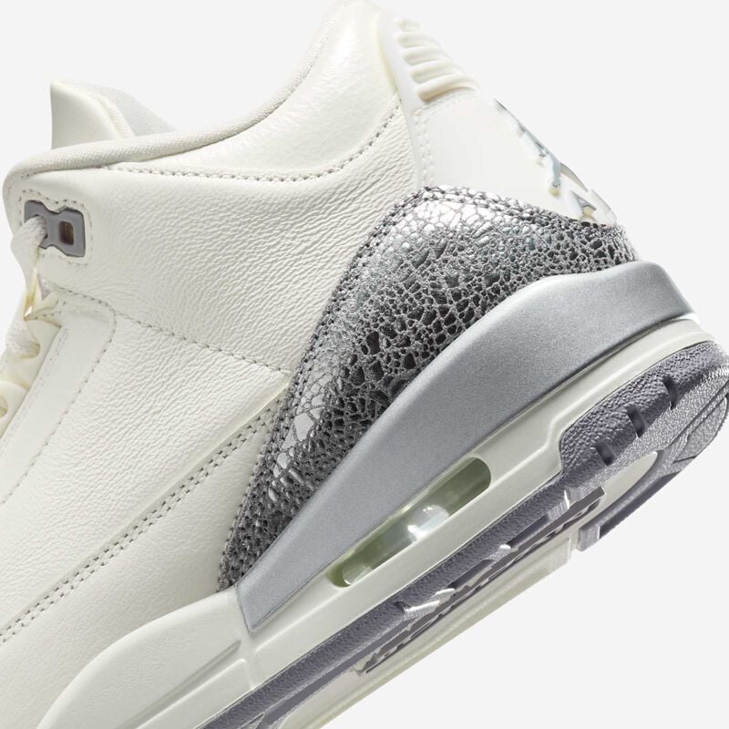 Air Jordan 3 Retro, Vela/Plata Metalizado/Gris Cemento, hi-res