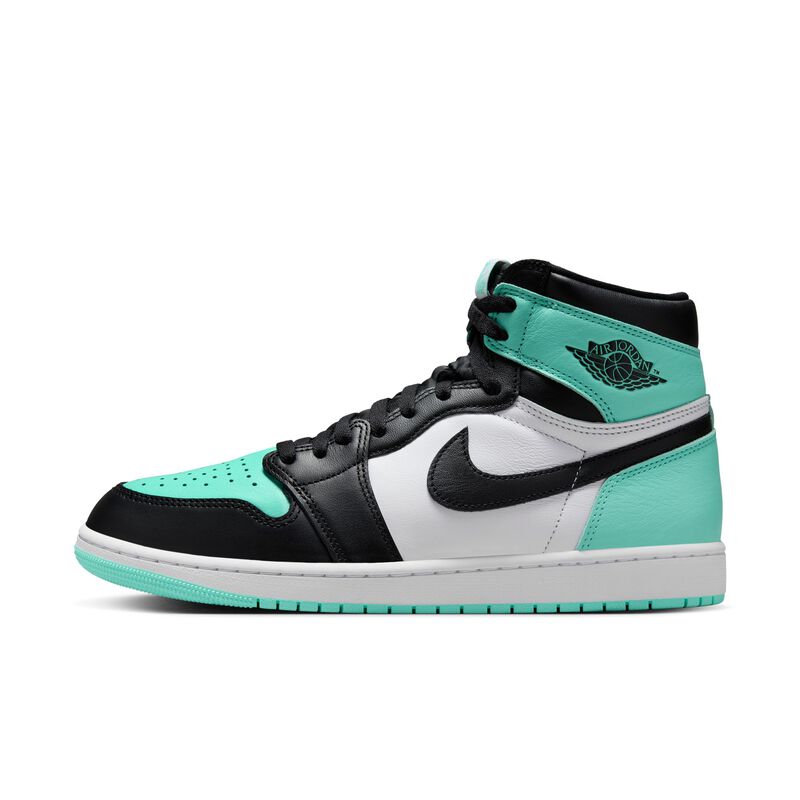 Air Jordan 1 Retro High OG "Yellow Ochre", Blanco/Negro-Verde Resplandor, hi-res