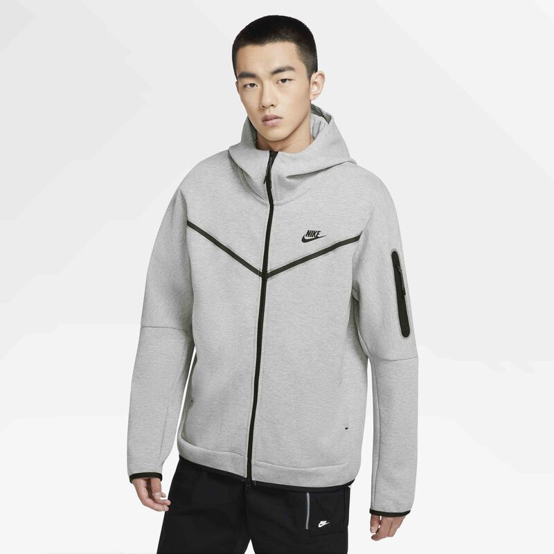 Nike Sportswear Tech Fleece, Gris oscuro jaspeado/Negro, hi-res