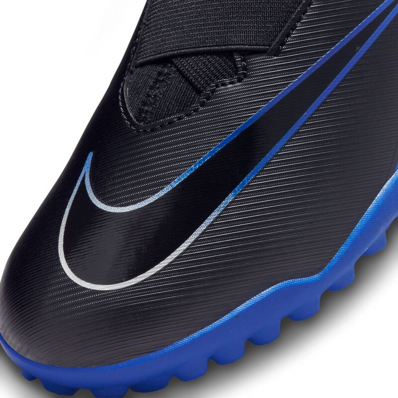 Nike Jr. Zoom Mercurial Vapor 15 Academy TF, Negro/Hiperroyal/Cromo, hi-res