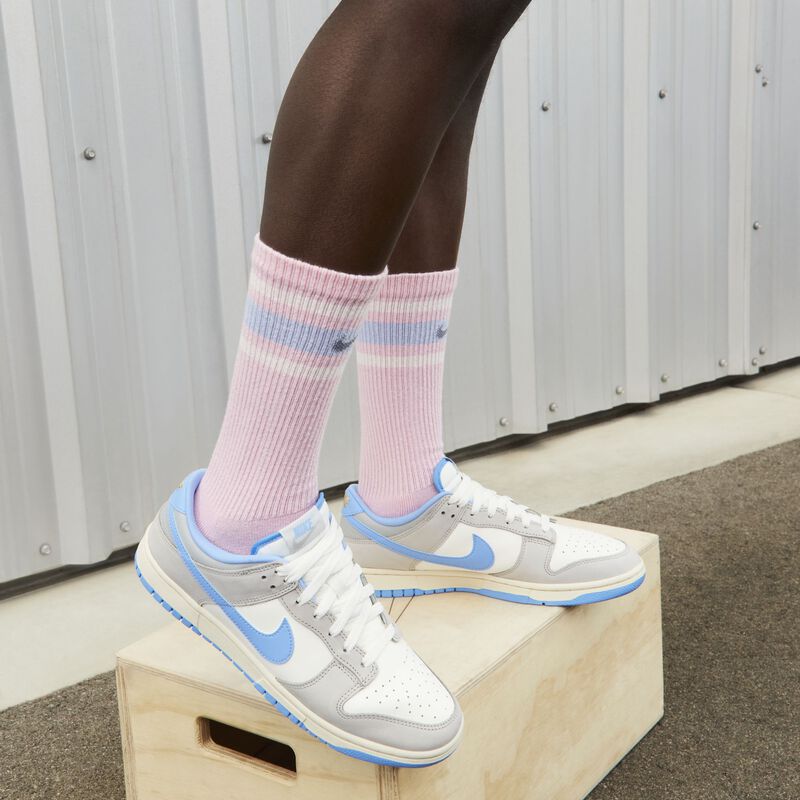 Nike Dunk Low, Vela/Hierro claro/Gris ahumado claro/Azul universitario, hi-res