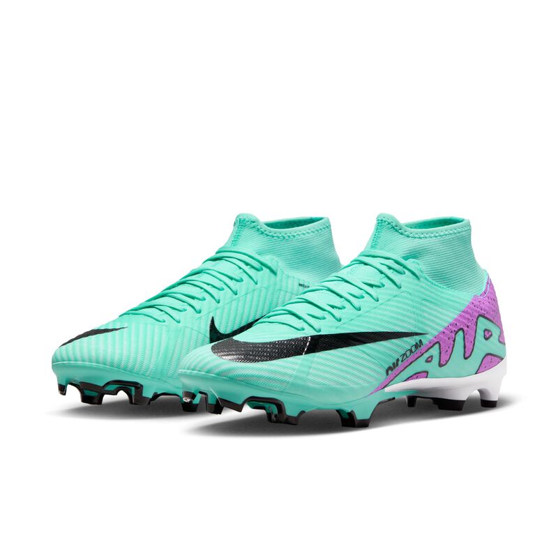 Nike Mercurial Superfly 9 Academy, Hiperturquesa/Negro/Blanco/Sueño fucsia, hi-res