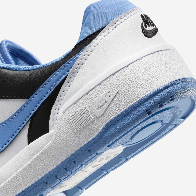 Nike Full Force Low, Blanco/Negro/Polar, hi-res