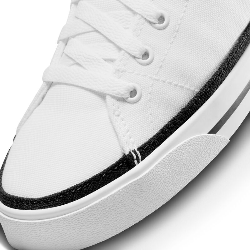 Nike Court Legacy Canvas Mid, Blanco/Naranja team/Negro, hi-res
