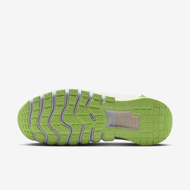 Nike Free Metcon 6, Blanco/Barely Volt/Sail/Plata metalizado, hi-res