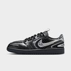 Air Jordan 1 Low Method of Make, Negro/Plateado-Blanco Metalizado, hi-res