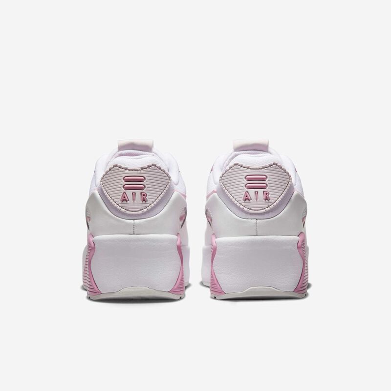 Nike Air Max 90 LV8, Blanco/Blanco Cumbre/Rosa Elemental/Espuma Rosa, hi-res
