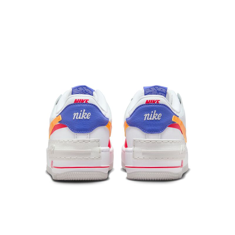 Nike Air Force 1 Shadow, Blanco/Rojo sirena/Polvo fotón/Reloj de sol, hi-res