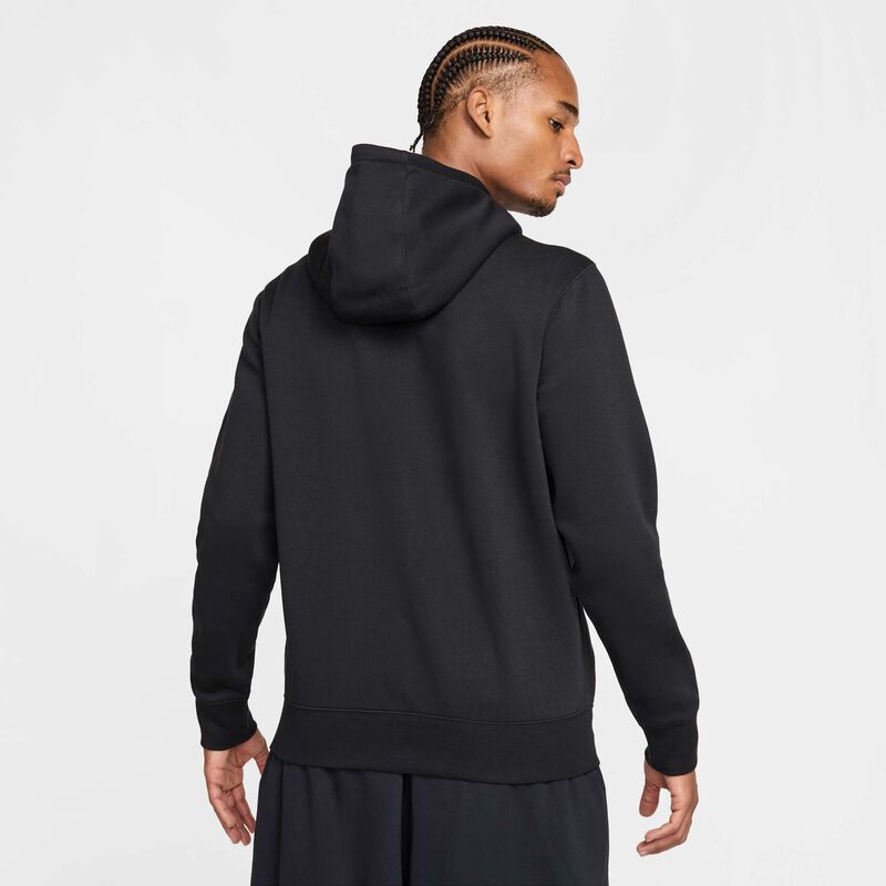 Nike Club, Negro/Negro/Blanco, hi-res