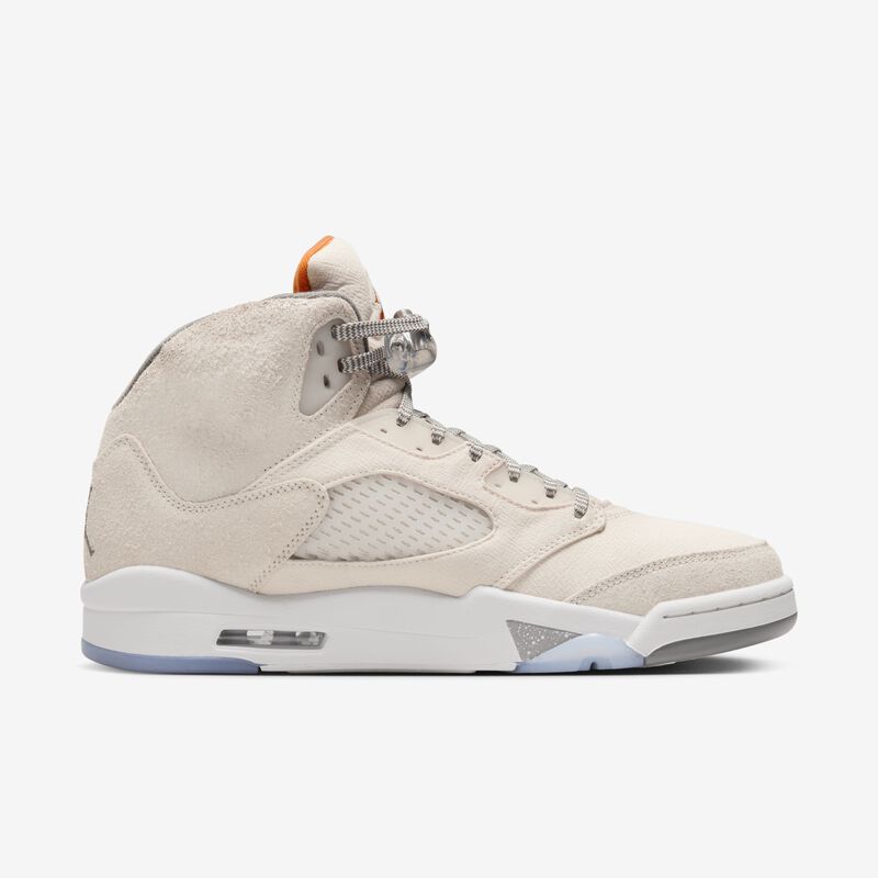 Air Jordan 5 Retro SE Craft, Marrón Orewood claro/Estaño Plano/Vela/Naranja de seguridad, hi-res