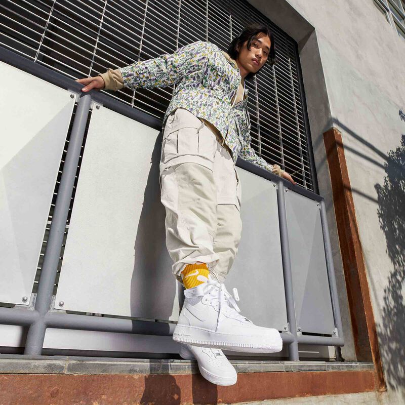 Nike Air Force 1 Mid '07, Blanco/Blanco, hi-res