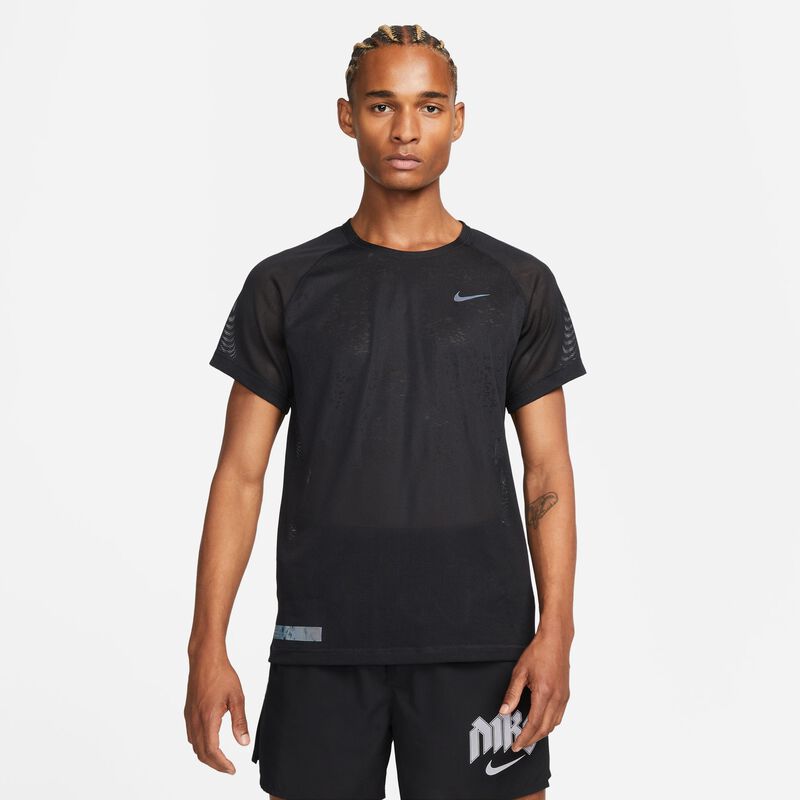 Nike DriFIT ADV Run Division TechKnit, Negro/Reflejo, hi-res