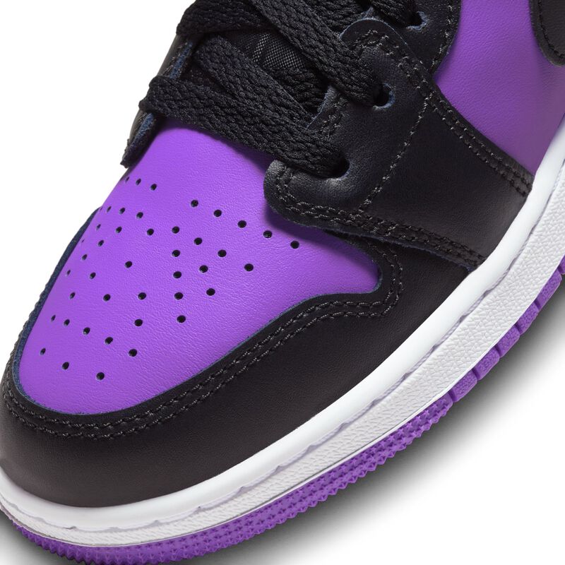 Air Jordan 1 Low, Veneno púrpura/Blanco/Negro, hi-res