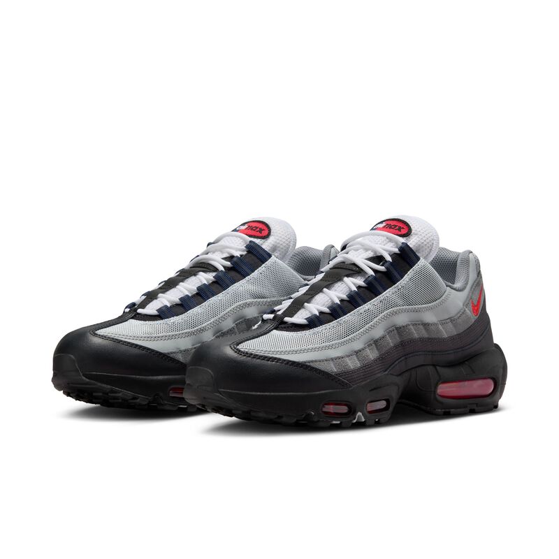 Nike Air Max 95, Negro/Antracita/Gris ahumado/Rojo pista, hi-res