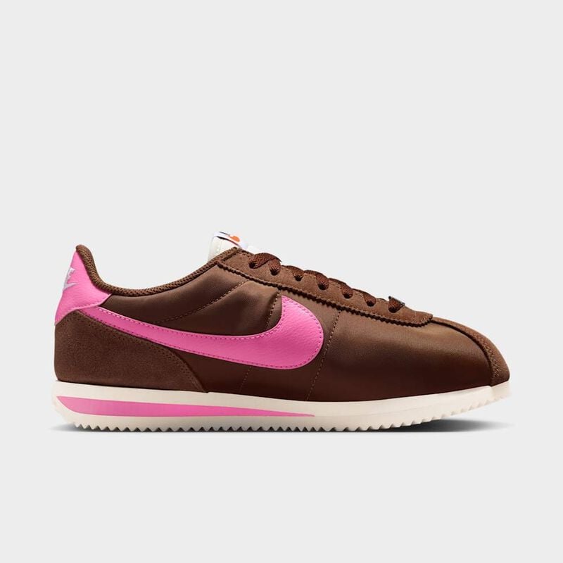 Nike Cortez Textile, Fauna Marr&oacute;n/Rosa Deletreo-Vela-Blanco-Negro-Naranja De Seguridad, hi-res