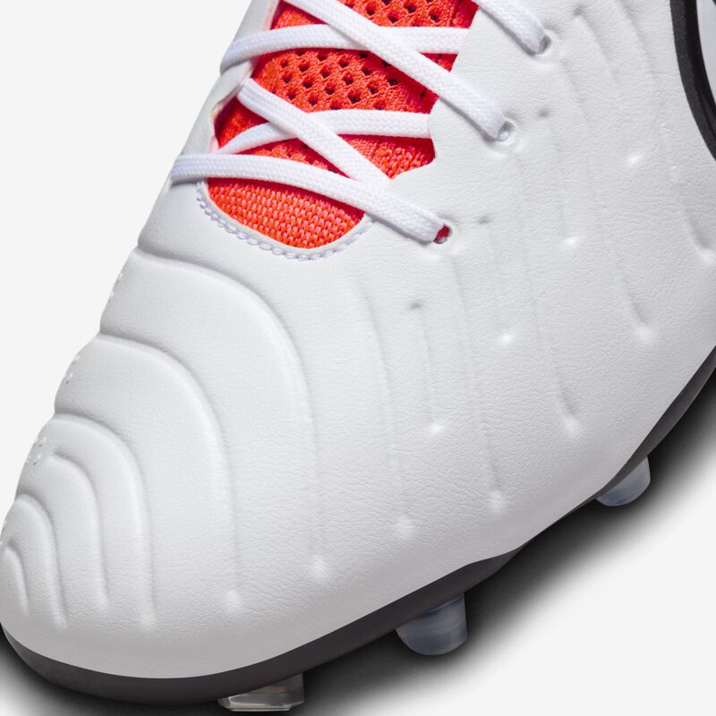 Nike Tiempo Legend 10 Elite FG, Blanco/Carmesí brillante/Negro, hi-res