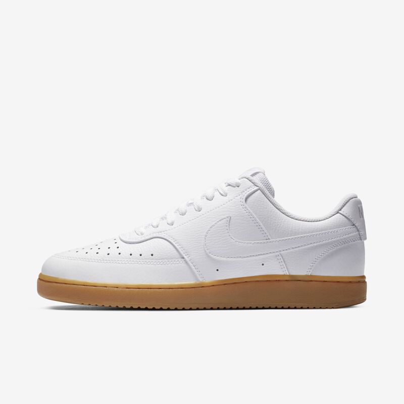 Nike Court Vision Low, Blanco/Photon Dust/Gum Marrón Claro/Blanco, hi-res