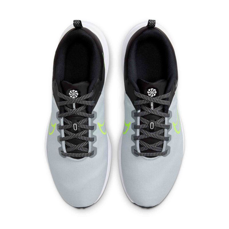 Nike Downshifter 12, Gris Lobo/Negro/Voltio/Blanco, hi-res