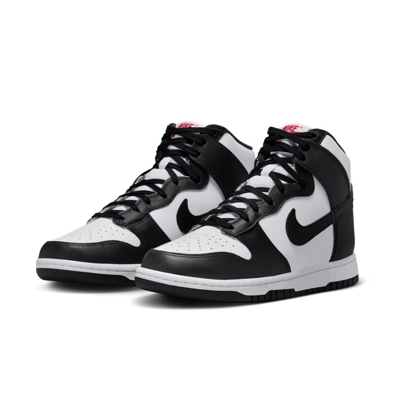 Nike Dunk High, Blanco/Rojo universitario/Negro, hi-res