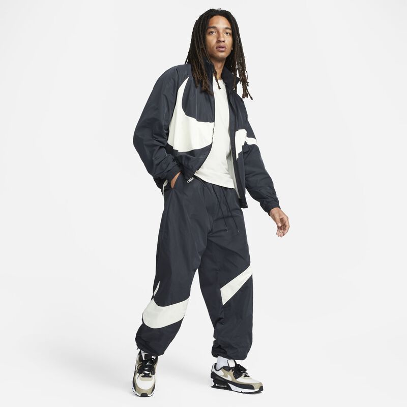 Nike Swoosh, Negro/Leche de coco/Negro, hi-res