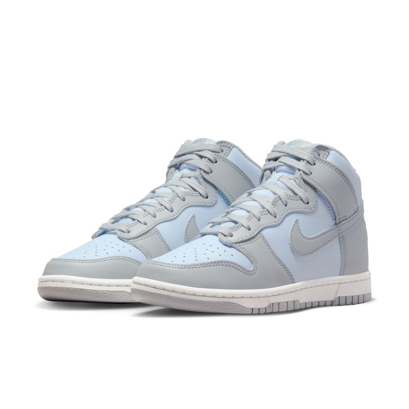 Nike Dunk High, Tinte azul/Blanco cima/Gris ahumado claro, hi-res