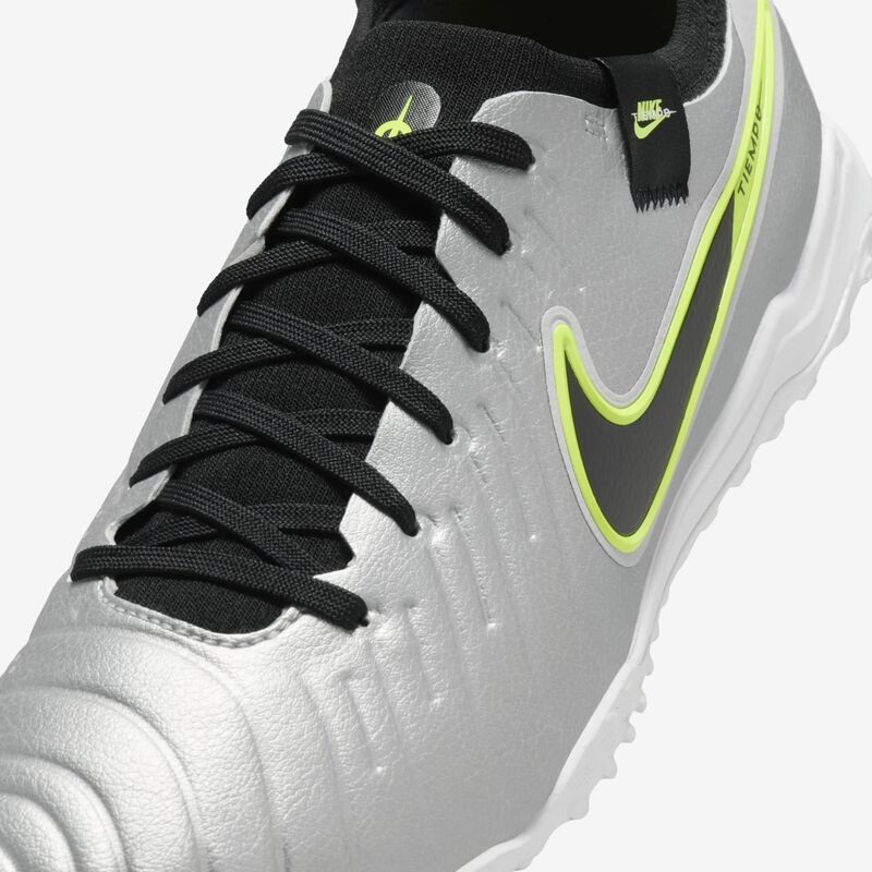 Nike Tiempo Legend 10 Pro, Plata Metalizada/Negro-Voltio, hi-res