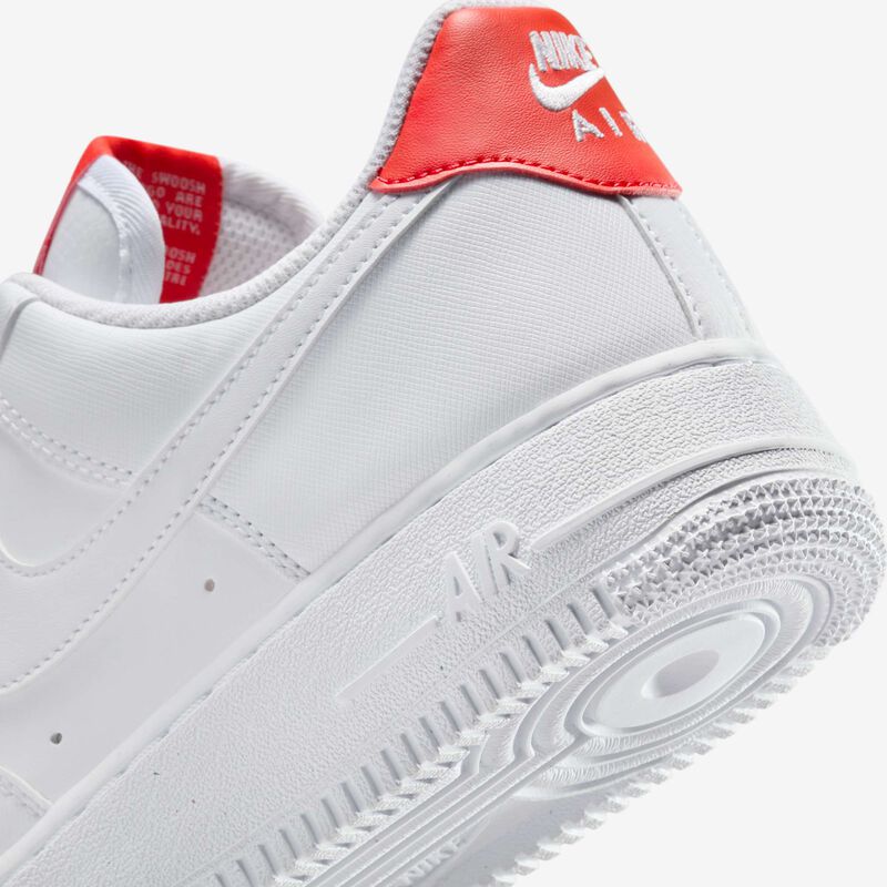 Nike Air Force 1 '07, Espuma Blanco/Carmesí-Rosa Claro, hi-res
