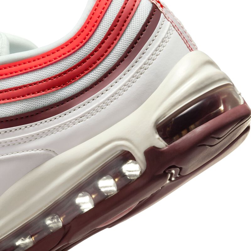Nike Air Max 97, Blanco Cumbre/Rojo Team Oscuro/Rojo Dragón/Negro, hi-res