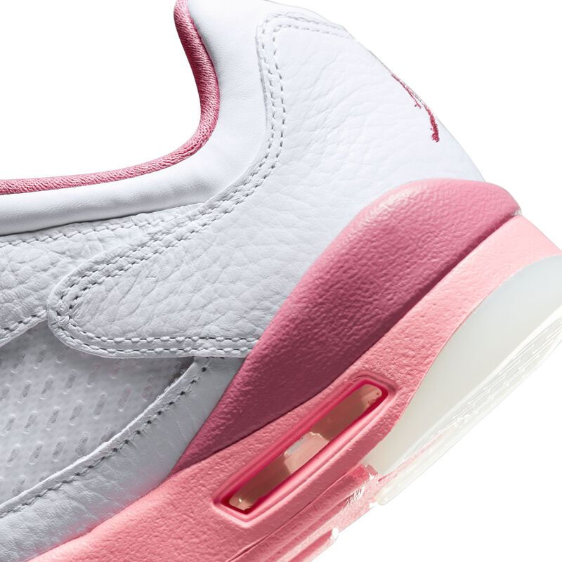 Air Jordan 5 Retro Low, Blanco/Baya del desierto/Negro/Tiza coral, hi-res
