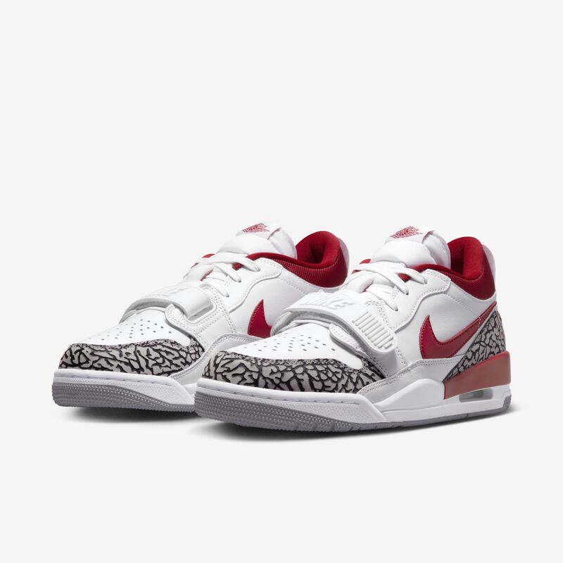 Air Jordan Legacy 312 Low, Blanco/Rojo Gimnasio-Gris Cemento-Negro, hi-res