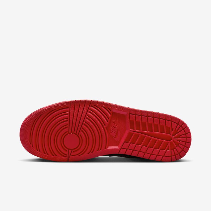 Air Jordan 1 Low, Negro/Gris Cemento/Blanco/Rojo Fuego, hi-res