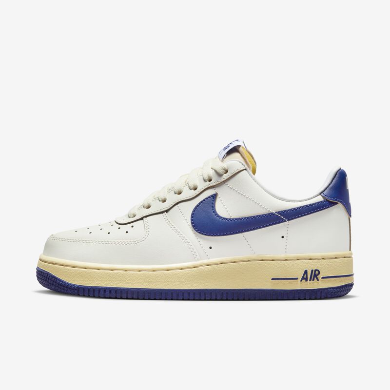 Nike Air Force 1 '07, Vela/Vainilla pálido/Gamuza dorado/Azul royal intenso, hi-res